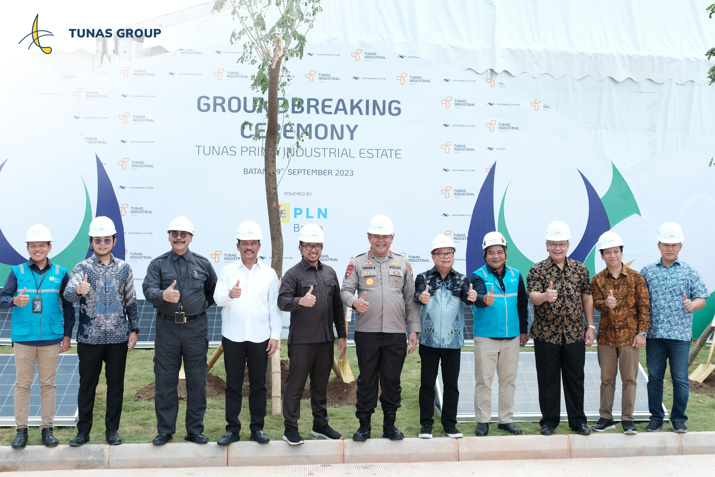 Tunas Group Successfully Held Groundbreaking Ceremony of Tunas Prima Industrial Estate